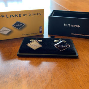 Order & Chaos Cufflinks x David Shrigley
